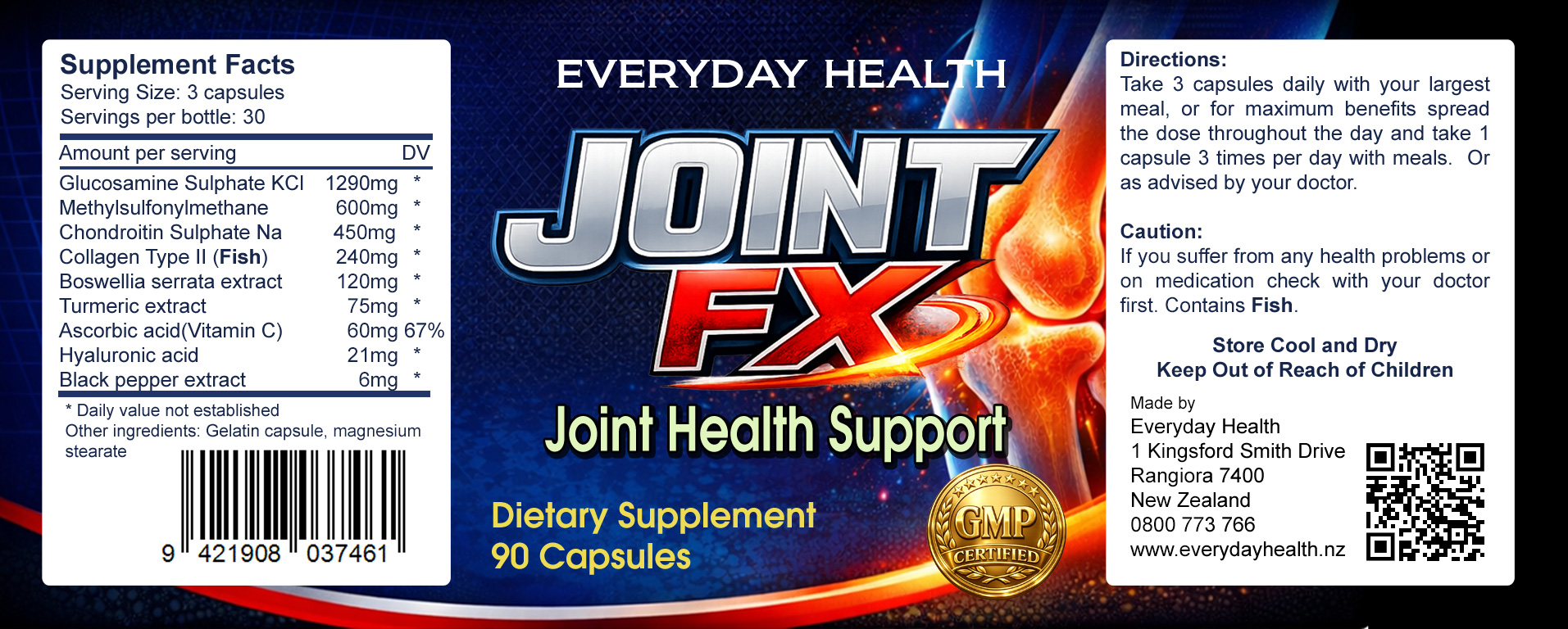 Joint FX - 60 Capsules - Joint Health - Image 2