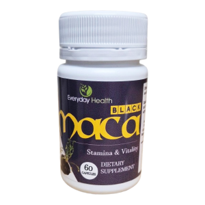 black maca bottle